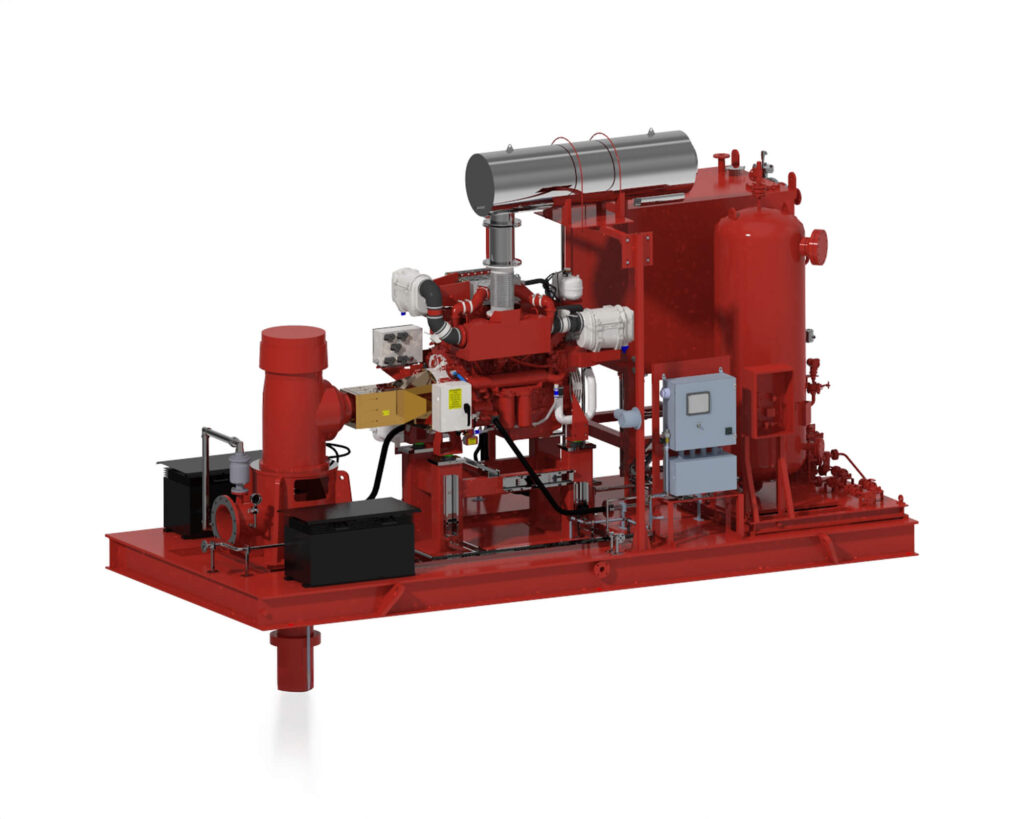 A fire water pump offered by SPP Pumps