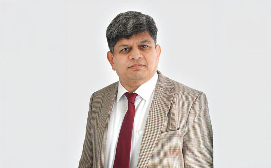 Close-up of Amit Naniwadekar, CFO of SPP Pumps Global